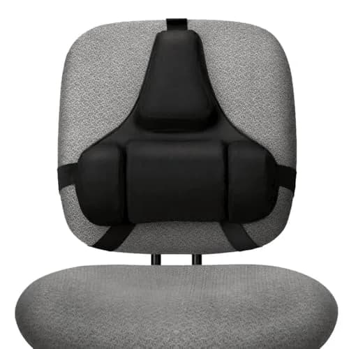 Fellowes Professional Series Back Support, Black | Mid Spinal & Lumbar Support for Office Chairs thumbnail 1