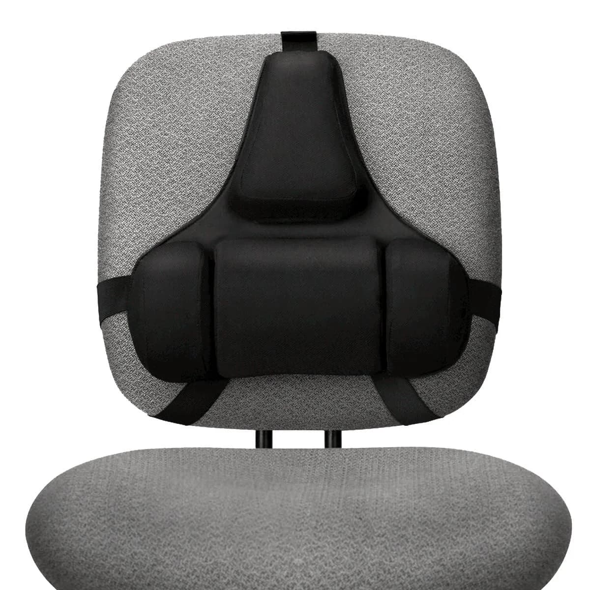 Fellowes Professional Series Back Support, Black | Mid Spinal & Lumbar Support for Office Chairs - main product image