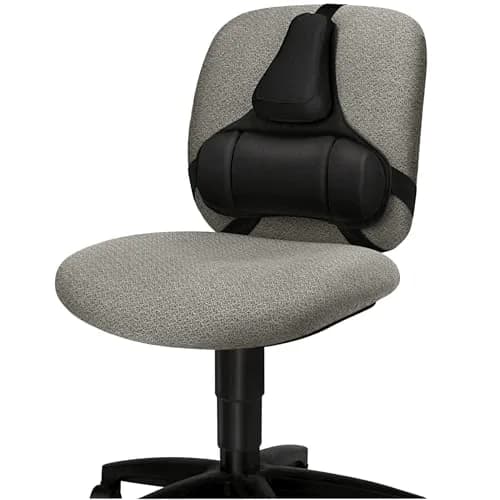 Fellowes Professional Series Back Support, Black | Mid Spinal & Lumbar Support for Office Chairs thumbnail 8
