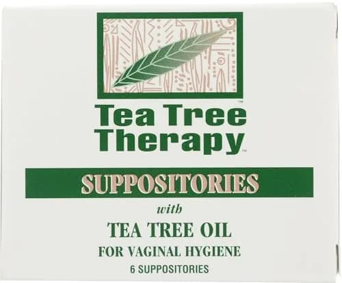 Tea Tree Therapy Vaginal Suppositories with Oil, 6 Count | Feminine Hygiene Support in India thumbnail 1