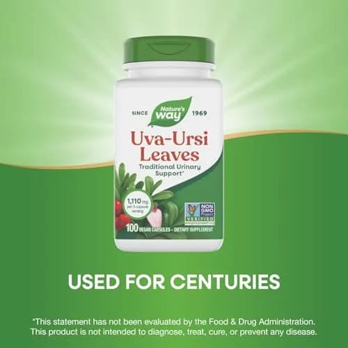 Nature's Way Uva Ursi Capsule Herbal Supplement 1440 mg (100 Count) | Traditional Urinary Support thumbnail 4