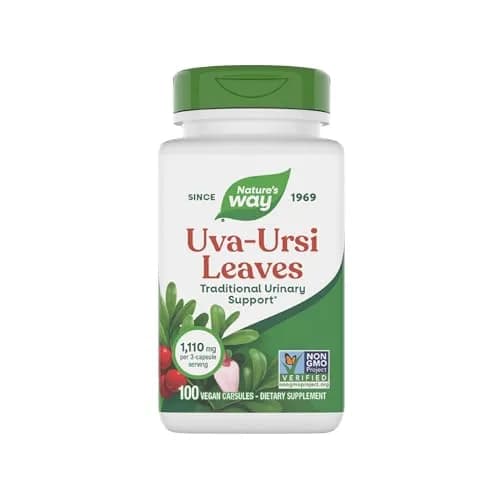 Nature's Way Uva Ursi Capsule Herbal Supplement 1440 mg (100 Count) | Traditional Urinary Support thumbnail 1