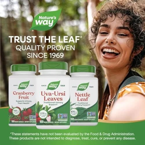 Nature's Way Uva Ursi Capsule Herbal Supplement 1440 mg (100 Count) | Traditional Urinary Support thumbnail 7