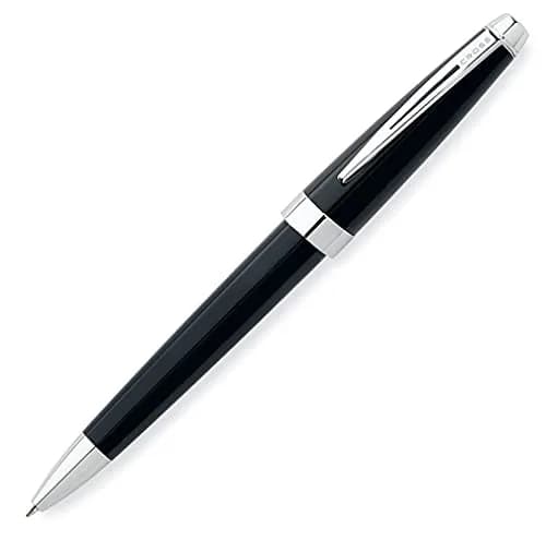 Cross Aventura Ballpoint Pen, Medium Point, Onyx Black Resin with Chrome Accents | Smooth Ink Flow thumbnail 1