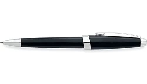 Cross Aventura Ballpoint Pen, Medium Point, Onyx Black Resin with Chrome Accents | Smooth Ink Flow thumbnail 2