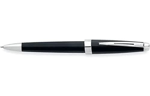 Cross Aventura Ballpoint Pen, Medium Point, Onyx Black Resin with Chrome Accents | Smooth Ink Flow thumbnail 3