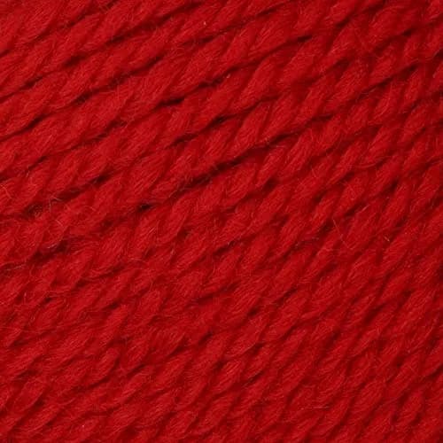 Patons Classic Wool Yarn Bright Red 100g (3.5oz) | Soft 100% Wool for Knit & Crochet Apparel thumbnail 2