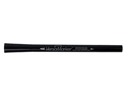 Tsukineko VersaMarker Dual-Ended Watermark Pen,Black | Water-Based Ink for Watermarking & Embossing thumbnail 1
