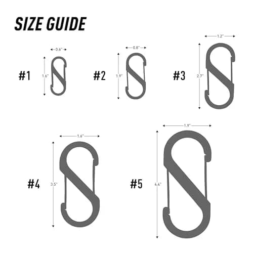 Nite Ize SB3-03-11 Size-3 S-Biner Dual Carabiner Stainless Steel | Durable Stainless Steel Performance thumbnail 4