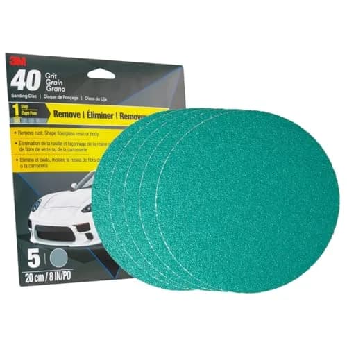 3M Sanding Disc with Stikit Attachment, 8 in, 40 grit | Auto Body & Metal Sanding thumbnail 4