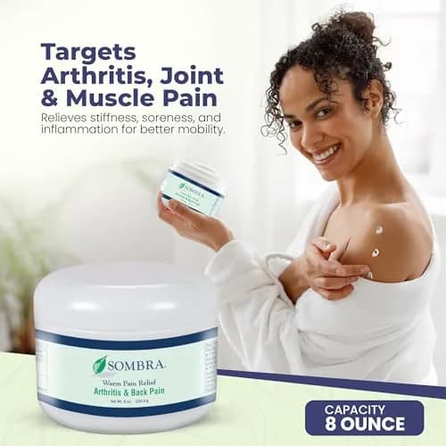 Sombra Warm Pain Relief Gel 8 oz (237 ml) | Natural Warming Muscle Comfort for Arthritis & Back Pain thumbnail 8