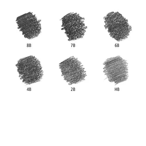 STAEDTLER Mars Lumograph Graphite Pencil Set: 6 Count (8B, 7B, 6B, 4B, 2B, HB) | Premium Artist Quality for Drawing & Sketching thumbnail 9