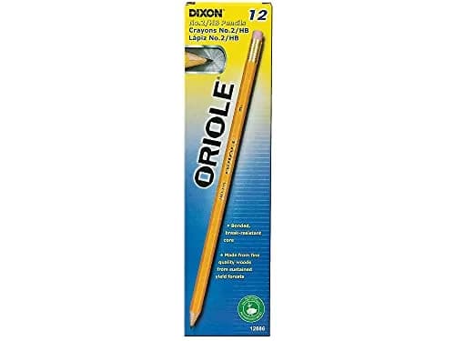Dixon Oriole Presharpened Pencil, 12 Count (#2 HB) | Smooth Writing, Break-Resistant thumbnail 4