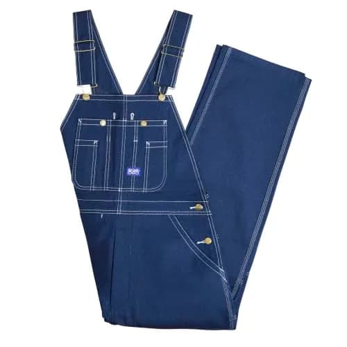 Liberty Walls Men's Big Smith Rigid Bib Overall 38W x 28L | Durable 100% Cotton Denim thumbnail 7