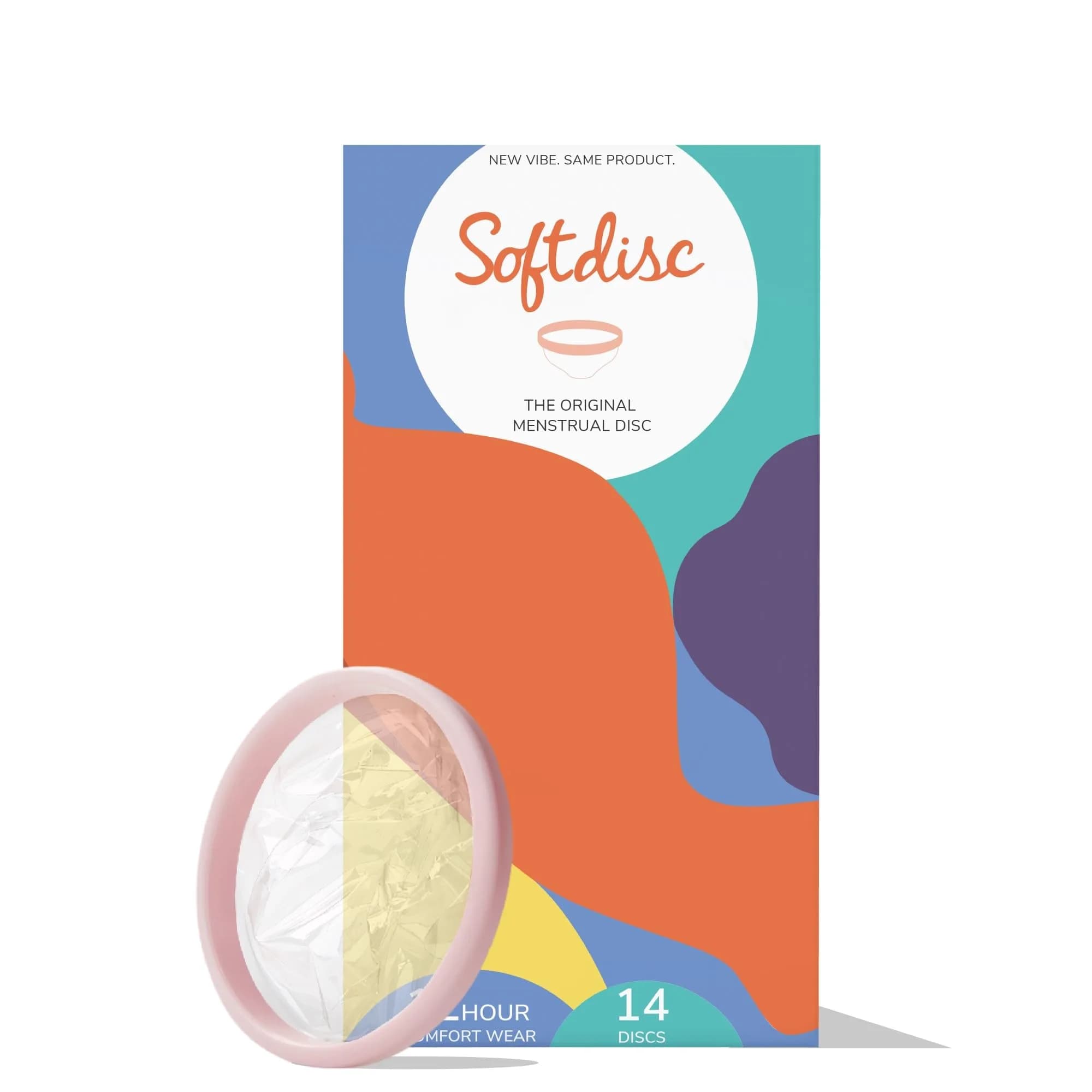 Softdisc Menstrual Discs 14 Count | Tampon, Pad, and Cup Alternative | Hypoallergenic, BPA-Free, Latex-Free - main product image