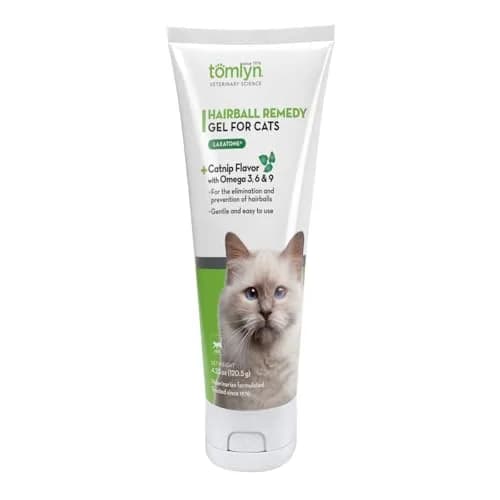 Tomlyn Hairball Gel for Cats with Catnip | Effective Hairball Prevention & Relief, 4.25 oz thumbnail 1