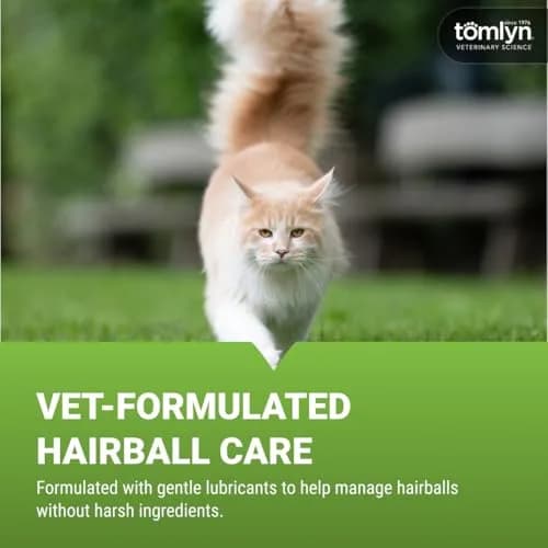 Tomlyn Hairball Gel for Cats with Catnip | Effective Hairball Prevention & Relief, 4.25 oz thumbnail 4