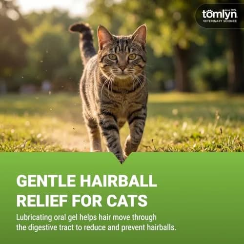Tomlyn Hairball Gel for Cats with Catnip | Effective Hairball Prevention & Relief, 4.25 oz thumbnail 2