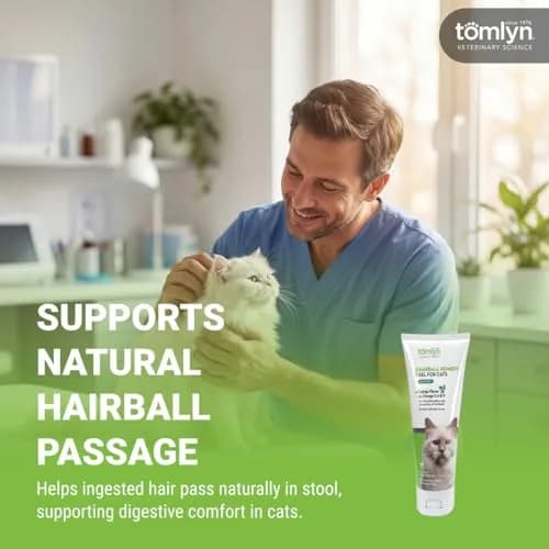 Tomlyn Hairball Gel for Cats with Catnip | Effective Hairball Prevention & Relief, 4.25 oz thumbnail 3