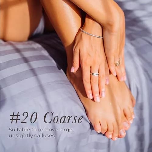 Diamancel Luxury Diamond Foot Buffer – #20 Coarse Grit for Large Calluses | Professional Diamond File for Dry, Thick Skin thumbnail 2