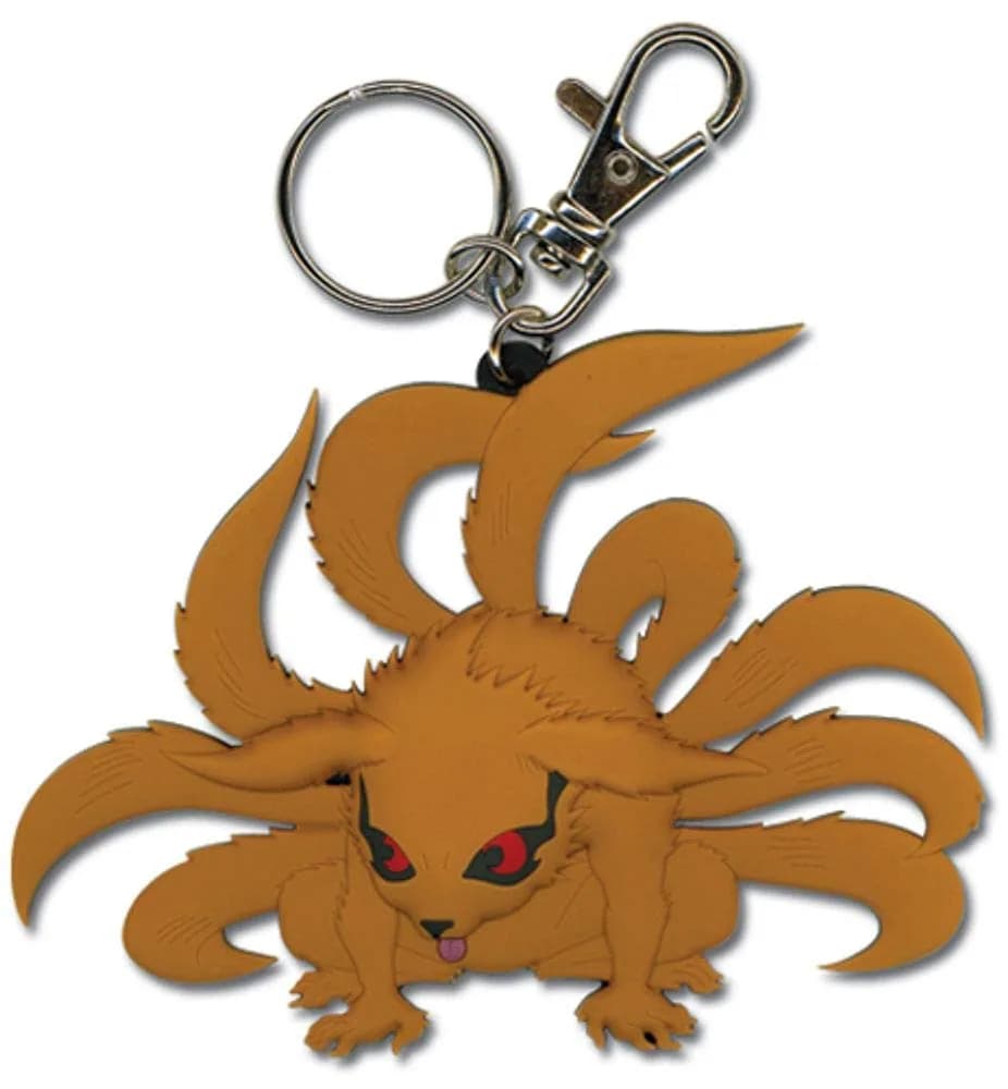 Great Eastern Entertainment Naruto Nine Tails Fox PVC Keychain | Anime Collectible (70-120 chars)