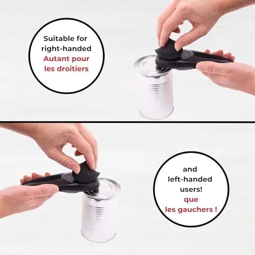 Starfrit MightiCan Can Opener - Safe, Heavy Duty, 7 inches | No Sharp Edges, Comfort Grip, 3-Year Warranty thumbnail 6