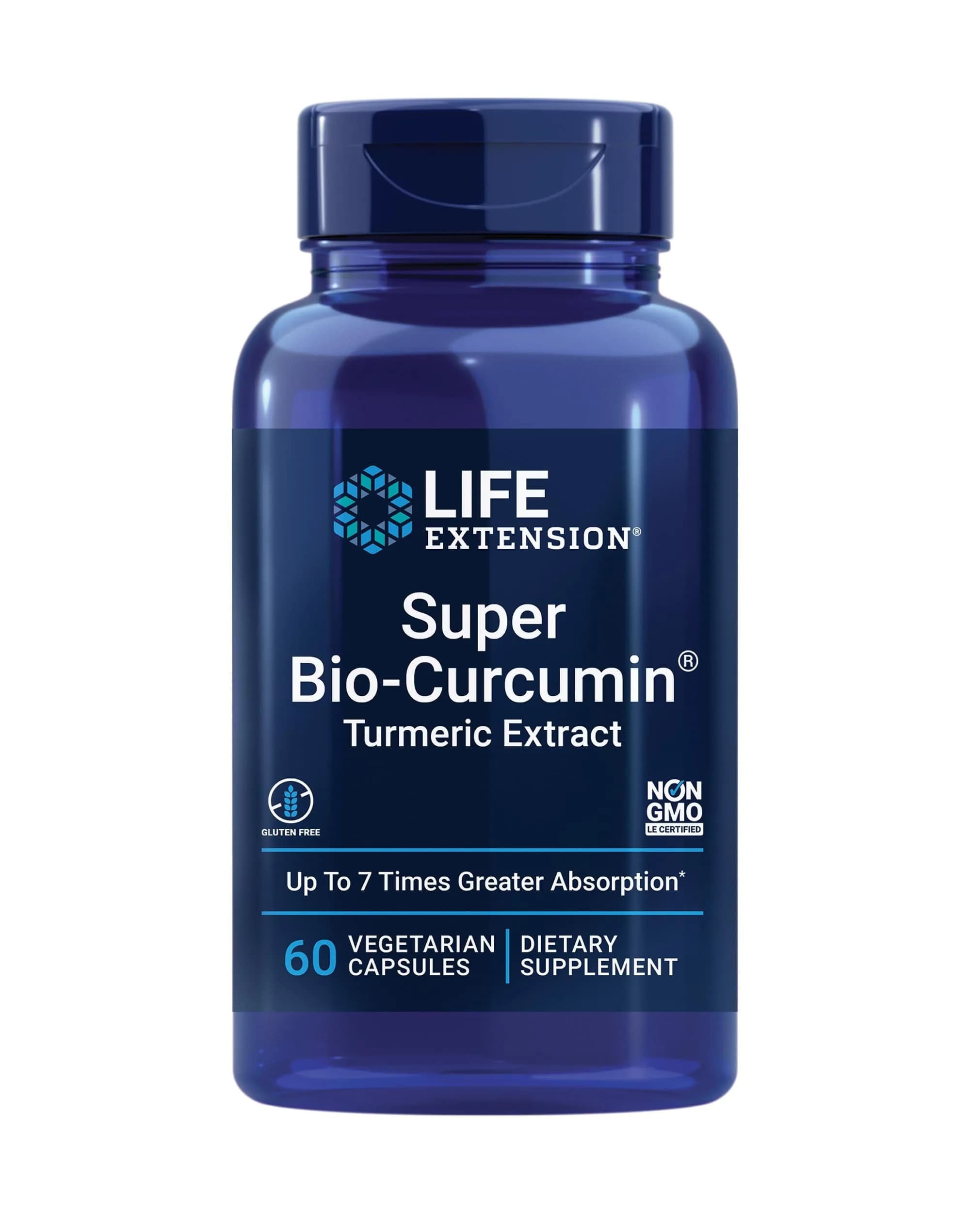 Life Extension Super Bio-Curcumin Turmeric Extract 60 Capsules | Highly Absorbable Curcumin for Whole-Body Health & Joint Comfort — Capsule