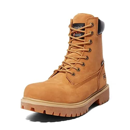 Timberland PRO Men's Direct Attach 8 Inch Soft Toe Waterproof Work Boot, Wheat, 15 | Insulated & Durable thumbnail 1