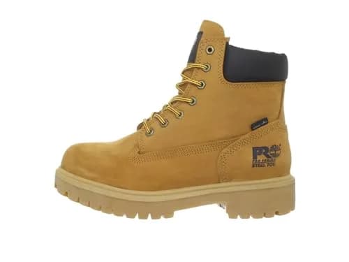 Timberland PRO Men's Direct Attach 6 Inch Steel Safety Toe Waterproof Insulated Work Boot, Wheat, 14 Wide thumbnail 5