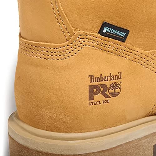 Timberland PRO Men's Direct Attach 6 Inch Steel Safety Toe Waterproof Insulated Work Boot, Wheat, 14 Wide thumbnail 2