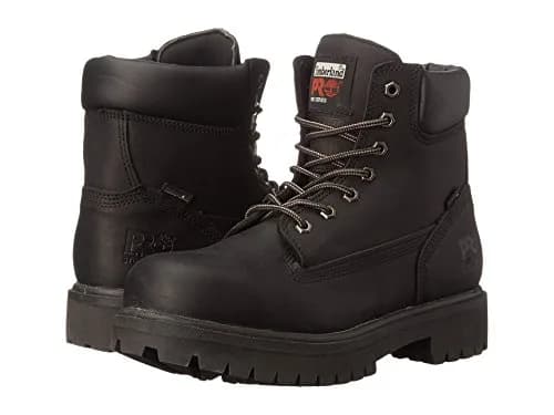 Timberland PRO Direct Attach 6 Inch Steel Safety Toe Waterproof Insulated Work Boot | Waterproof Leather, 14 US thumbnail 1