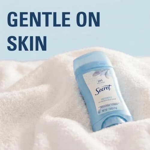 Secret Original Unscented Invisible Solid Antiperspirant & Deodorant 75ml (2.6 oz) | 24-Hour Sweat & Odor Protection thumbnail 4