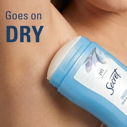Secret Original Unscented Invisible Solid Antiperspirant & Deodorant 75ml (2.6 oz) | 24-Hour Sweat & Odor Protection thumbnail 5