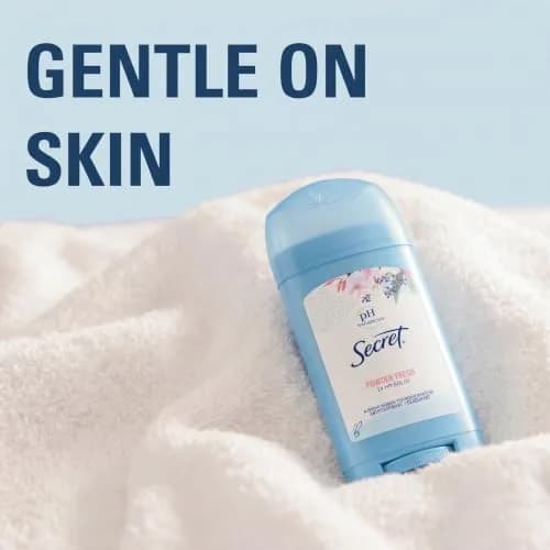 Secret Antiperspirant and Deodorant for Women, Powder Fresh Scent, 76.5g (2.7 oz) | 24hr Sweat & Odor Protection thumbnail 4