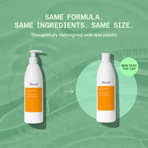 Murad Essential-C Facial Cleanser Vitamin C 498ml (16.9 Fl Oz) | Antioxidant Power for Environmentally Damaged Skin thumbnail 5