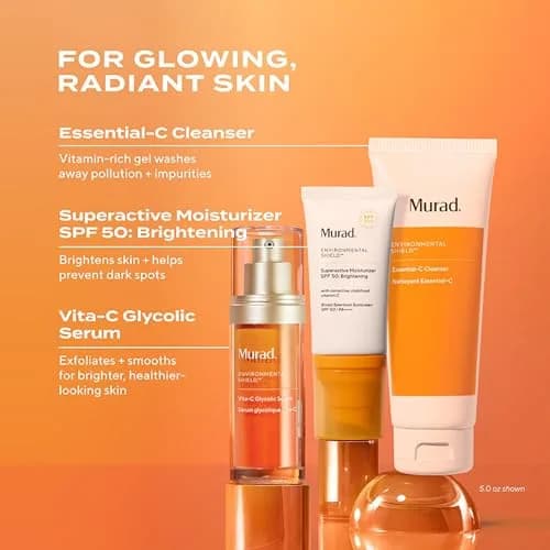 Murad Essential-C Facial Cleanser Vitamin C 498ml (16.9 Fl Oz) | Antioxidant Power for Environmentally Damaged Skin thumbnail 7