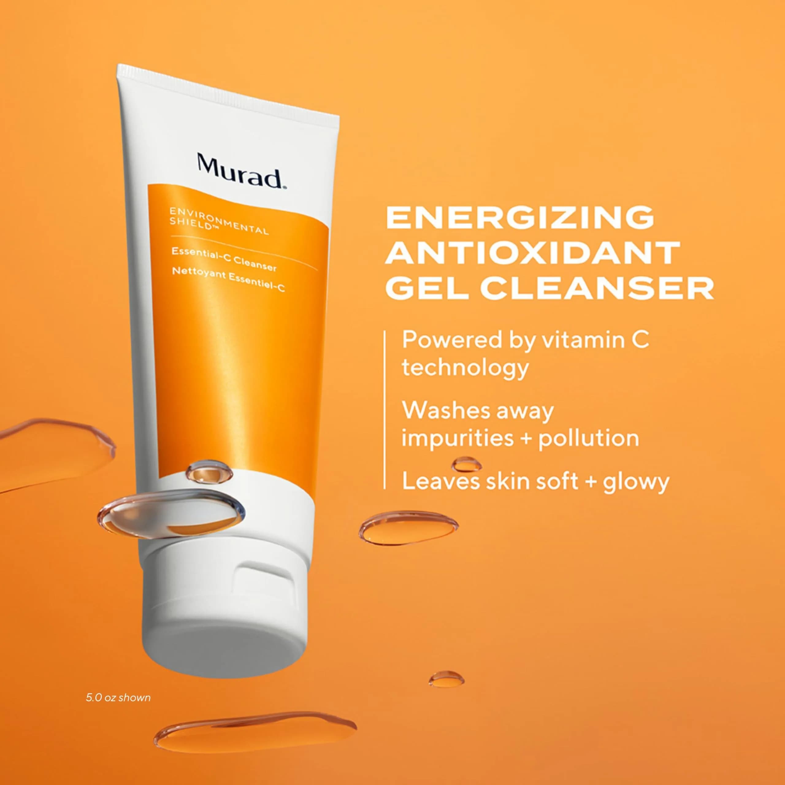 Murad Essential-C Facial Cleanser Vitamin C 498ml (16.9 Fl Oz) | Antioxidant Power for Environmentally Damaged Skin - view 2