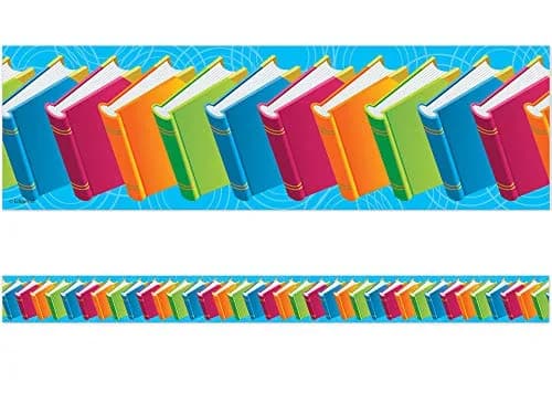 Edupress Books Straight Border Trim (EP60618) | Classroom Border for Walls & Bulletin Boards thumbnail 1