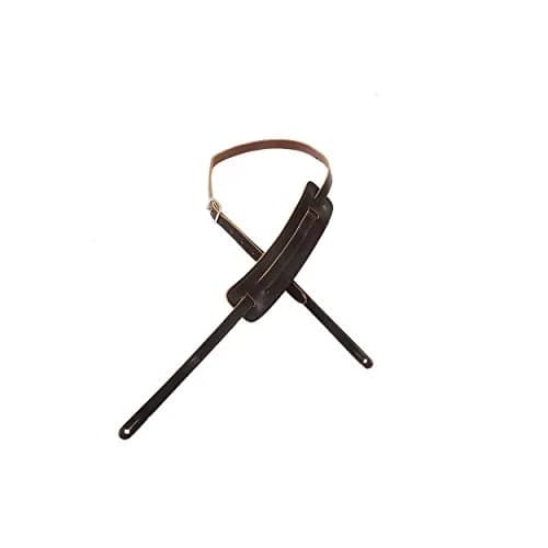 Levy's Leathers Classic 50's Style Veg-Tan Guitar Strap 49-55" Burgundy | Classic Leather Design