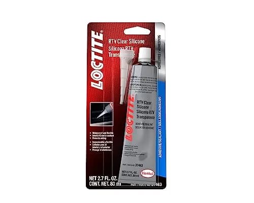 Loctite 37463 Clear RTV Silicone Adhesive/Sealant Tube - 80 ml | Waterproof, Flexible Bonding for Indoor & Outdoor Use thumbnail 1