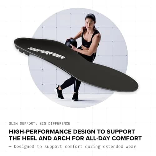 Superfeet All-Purpose Low Arch Support Insoles | Slim Fit Orthotic for Flat & Tight Shoes thumbnail 5