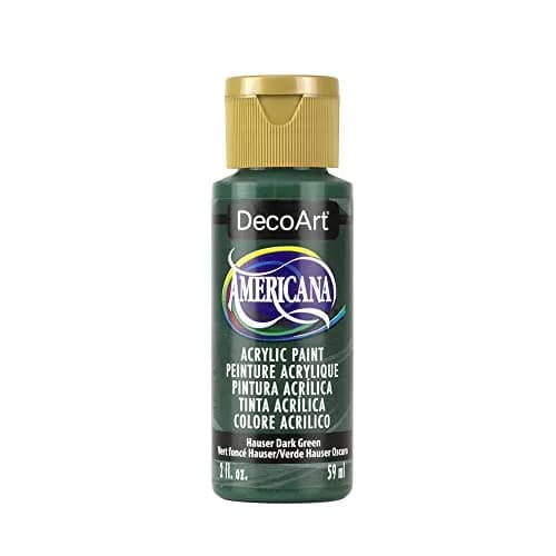 DecoArt Americana Acrylic Paint Hauser Dark Green 59ml (2 Fl Oz) | Non-Toxic & Highly Pigmented thumbnail 1