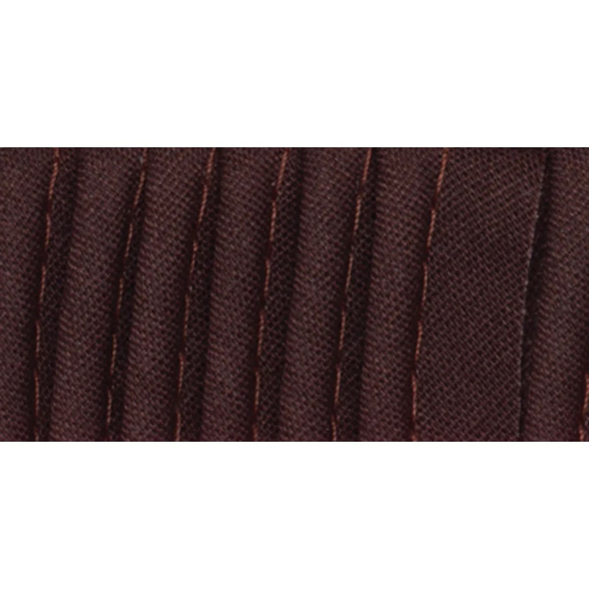 Wrights Maxi Piping Bias Tape 1/2" (1.27cm) x 2.5 Yards (2.29m) Seal Brown | Classic Solid Trim for Sewing & Crafts — Seal Brown