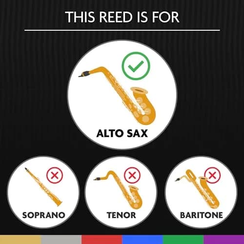 Légère Alto Saxophone Reed Classic Strength 3.00 (AS3.0) - Synthetic, Transparent | Easy-Playing, Durable, Consistent Response thumbnail 2