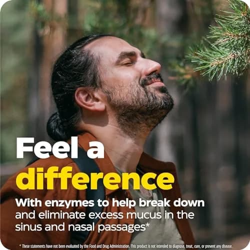 Enzymedica MucoStop Caps - Helps Clear Mucus - 48 Capsules | Natural Enzyme Support for Sinus & Respiratory Comfort thumbnail 4