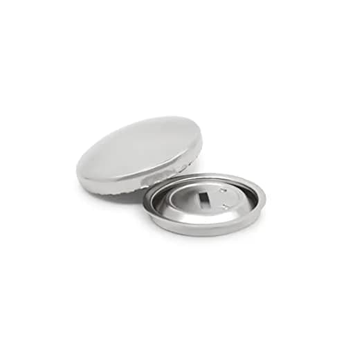 Dritz Half Ball Cover Buttons Size 30 | 3/4-Inch Nickel Finish for Sewing & Home Decor thumbnail 2