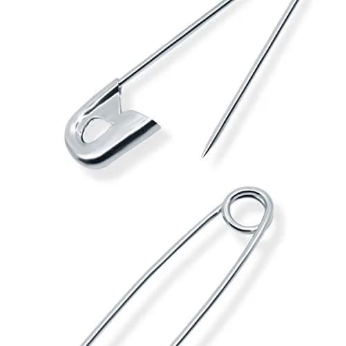 Dritz Safety Pins Nickel Plated Steel Assorted Sizes | Household & Craft Use (70-120 chars) thumbnail 5
