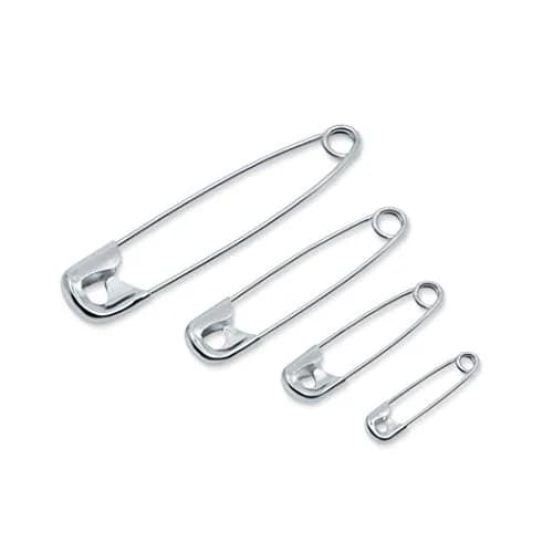 Dritz Safety Pins Nickel Plated Steel Assorted Sizes | Household & Craft Use (70-120 chars) thumbnail 2