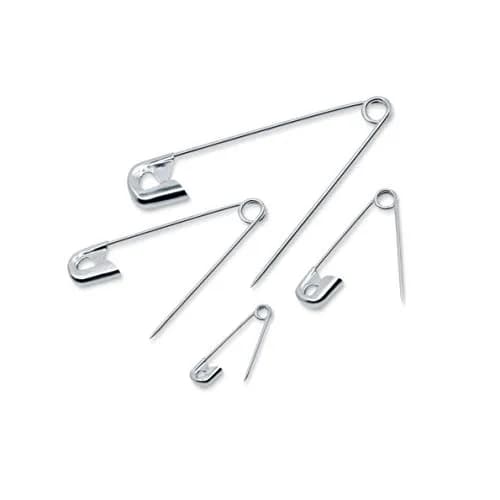 Dritz Safety Pins Nickel Plated Steel Assorted Sizes | Household & Craft Use (70-120 chars) thumbnail 3