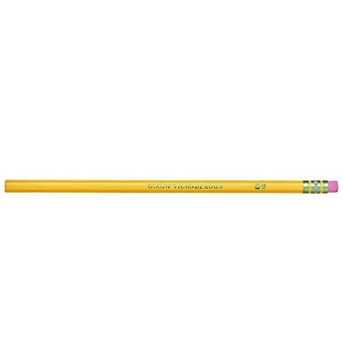 Ticonderoga Wood-Cased Pencils #4 2H Extra Hard Yellow 12 Count | Smooth Graphite for Precise Lines thumbnail 3